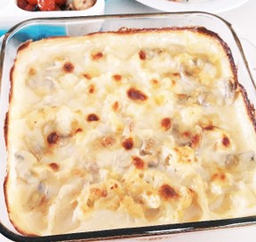 軽くて簡単なチーズカリフラワーグラタンのレシピ