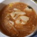 キムチスープ！豆腐入りかき卵汁風