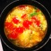 想像を超える？トマトレタス卵の３色スープ