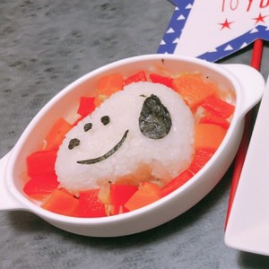 離乳食でスヌーピーお誕生日プレート レシピ 作り方 By ムッチーポッチャー クックパッド 簡単おいしいみんなのレシピが355万品