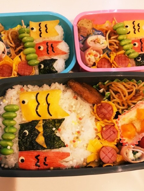 簡単 鯉のぼり弁当 子供の日 キャラ弁 レシピ 作り方 By Yokkoiro クックパッド 簡単おいしいみんなのレシピが375万品