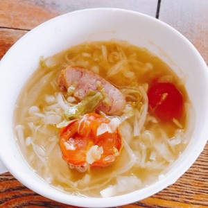 簡単 酢キャベツアレンジスープ レシピ 作り方 By Aichan214 クックパッド 簡単おいしいみんなのレシピが356万品