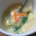 簡単☆ふわふわ卵の青梗菜スープ