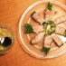 レンジで簡単！豚バラと水菜のネギ塩レモン