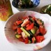 夏野菜とタコの中華マリネ 