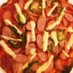 超カンタン フライパンで餃子の皮ピザ
