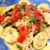 トマト・バジルの冷製パスタ