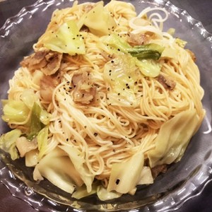 １人素麺 キャベツとベーコンのパスタ風 レシピ 作り方 By ラビー クックパッド 簡単おいしいみんなのレシピが359万品