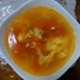 ふんわりたまごのトマトスープ
