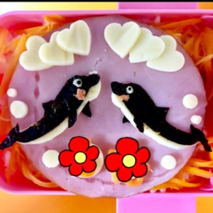 キャラ弁 イルカのお弁当 レシピ 作り方 By ゆうとママぁ クックパッド 簡単おいしいみんなのレシピが350万品