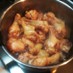 蜂蜜でツヤテカ、里芋と鶏手羽元の煮物