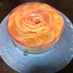 桃のレアチーズケーキ