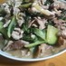 簡単美味しい♪青梗菜と豚肉の塩ダレ炒め