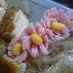 キャラ弁☆魚肉ソーセージのお花
