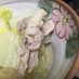 白菜と豚バラ肉の蒸し煮