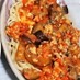 茄子と鶏ひき肉のボロネーゼ風パスタ