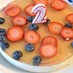 ■卵不使用■2歳のがっつり誕生日ケーキ♪