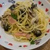大葉香る✤牡蠣のペペロンチーノ