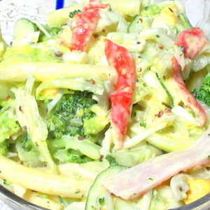 副菜 ブロッコリーとカニカマの簡単サラダ レシピ 作り方 By ぱふぱふ クックパッド 簡単おいしいみんなのレシピが359万品