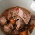 お魚スープで時短☆塩豚とレンズ豆の煮込み