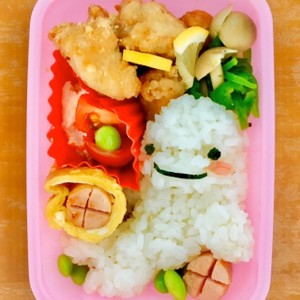 簡単 キャラ弁 白イルカ レシピ 作り方 By Imovicch クックパッド 簡単おいしいみんなのレシピが350万品