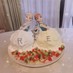 アナと雪の女王 戴冠式のドームケーキ