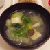 チンゲン菜と豆腐の生姜スープ