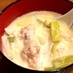 トロトロねぎと鶏手羽元の豆乳スープ煮込み