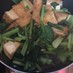 小松菜と厚揚げのさっと簡単煮