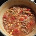 牛肉とひよこ豆のトマト煮込み