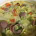シーチキンの野菜たっぷり簡単ミルクスープ