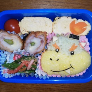 園児キャラ弁 クッパjr マリオ レシピ 作り方 By An An クックパッド 簡単おいしいみんなのレシピが360万品
