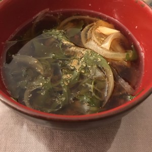 ルッコラのお味噌汁 レシピ 作り方 By Moba クックパッド 簡単おいしいみんなのレシピが361万品