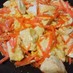 人参･豆腐･卵の麺つゆ炒め
