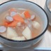 ビーフコンソメの簡単野菜スープ