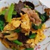 豚バラ肉と小松菜の中華炒め