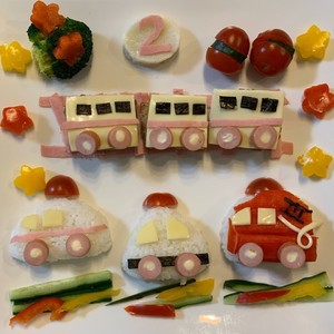 誕生日 幼児食プレート 電車 働く車 のつくれぽ クックパッド 簡単おいしいみんなのレシピが355万品