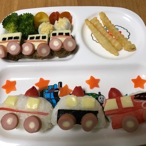 誕生日 幼児食プレート 電車 働く車 のつくれぽ クックパッド 簡単おいしいみんなのレシピが352万品