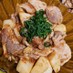 豚と長芋のソテー梅ガーリックソース