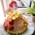 ストロベリー☆チーズムースのドームケーキ