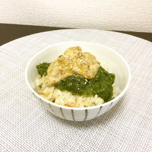 めかぶ納豆ご飯