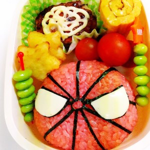 キャラ弁 ツムツム スパイダーマン レシピ 作り方 By An An クックパッド 簡単おいしいみんなのレシピが353万品