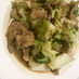 我が家の中華✿白菜と牛肉の炒め