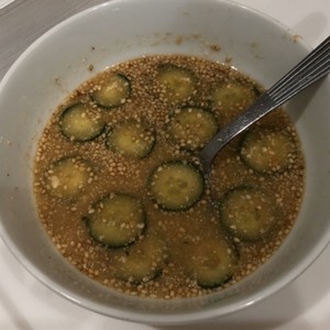 そうめんつゆ ごまだれ きゅうり