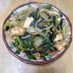10分で！小松菜と厚揚げの海苔風味炒め