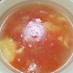 トマトと卵の中華風スープ