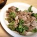 ブロッコリーと豚こま肉の中華炒め