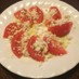 トマトとカッテージチーズのカプレーゼ風
