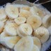 ヘルシー朝食；豆乳バナナ♪オートミール