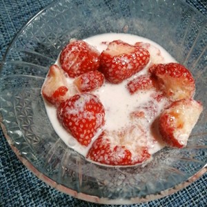 私のいちごの食べ方 レシピ 作り方 By ゆけり３兄弟 クックパッド 簡単おいしいみんなのレシピが360万品